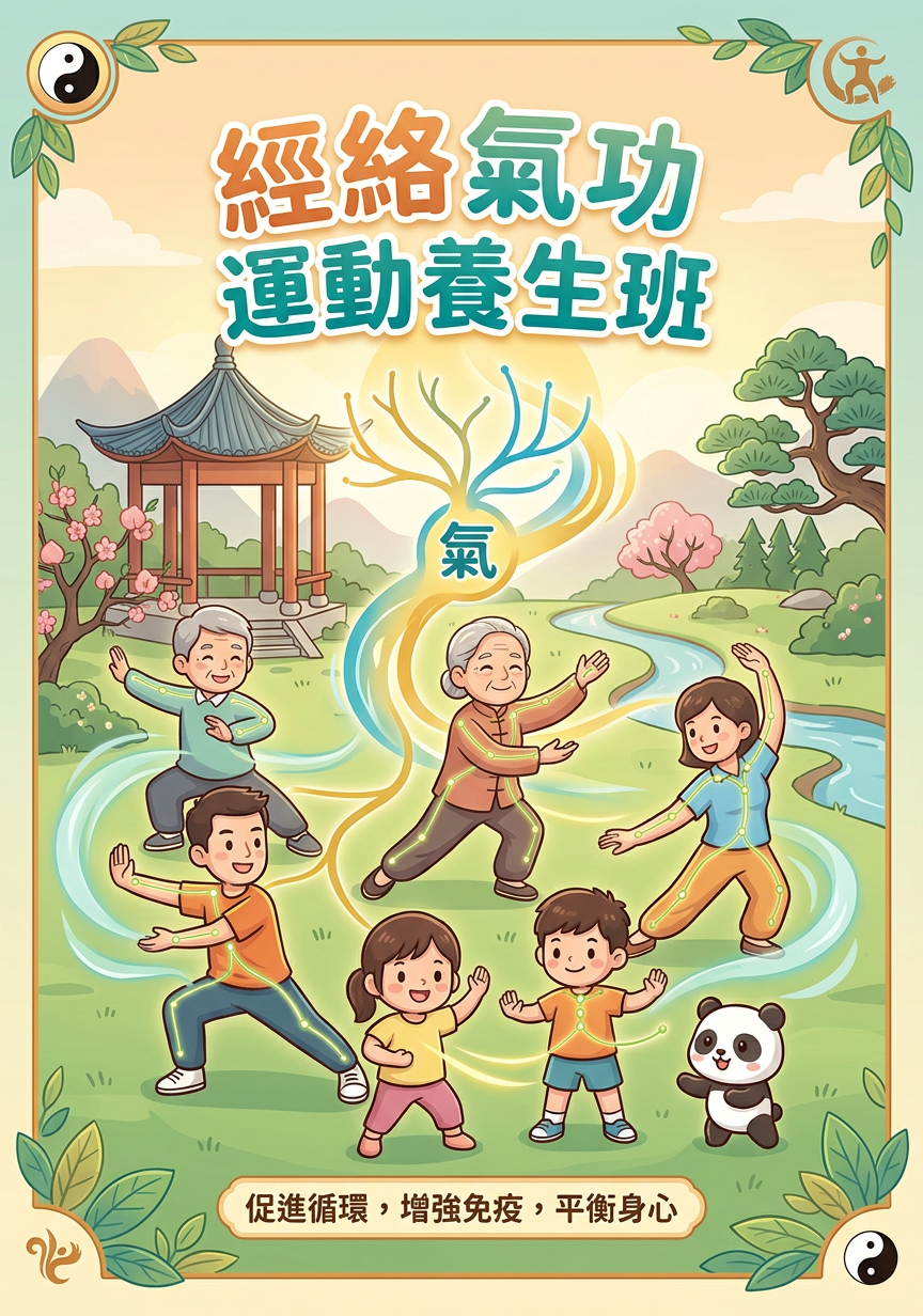 經絡氣功運動養生班