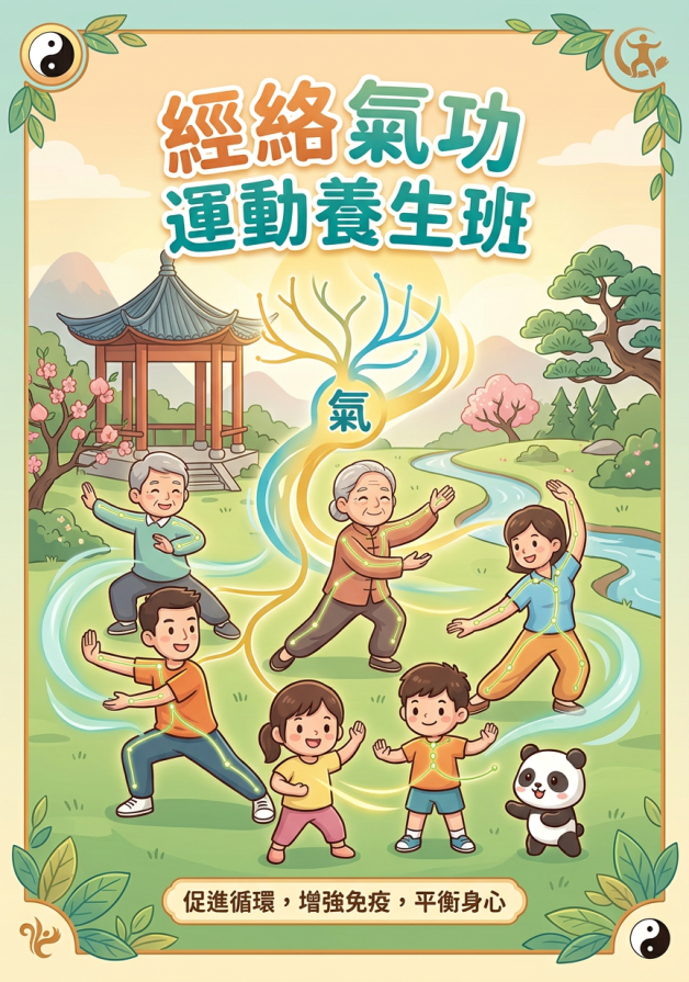 經絡氣功運動養生班