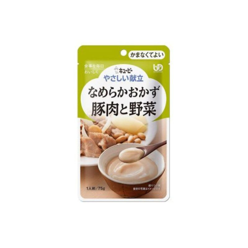 丘比 - 日本 kewpie (9) 雅膳誼軟餐食品 豬肉和蔬菜 (UDF等級4 | 難以咀嚼固態食物人士適用)